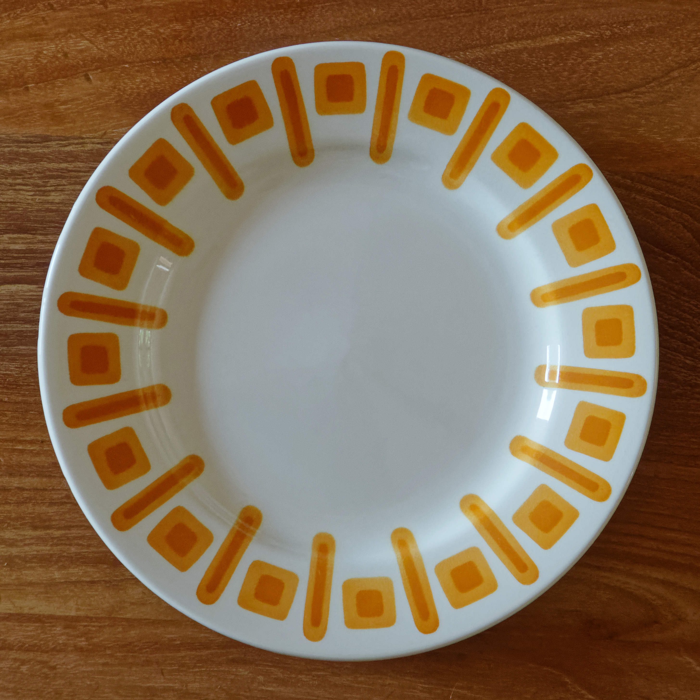 Lot 6 assiettes vintage Digoin collection "Malte"