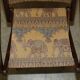 Antique Indo-Anglo elephant folding military chair circa 1890