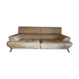 Roche Bobois leather three-seater sofa