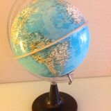 Earth globe, vintage 70s-80s