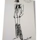 Christian dior: nice illustration / drawing / sketch of 80s press press mode