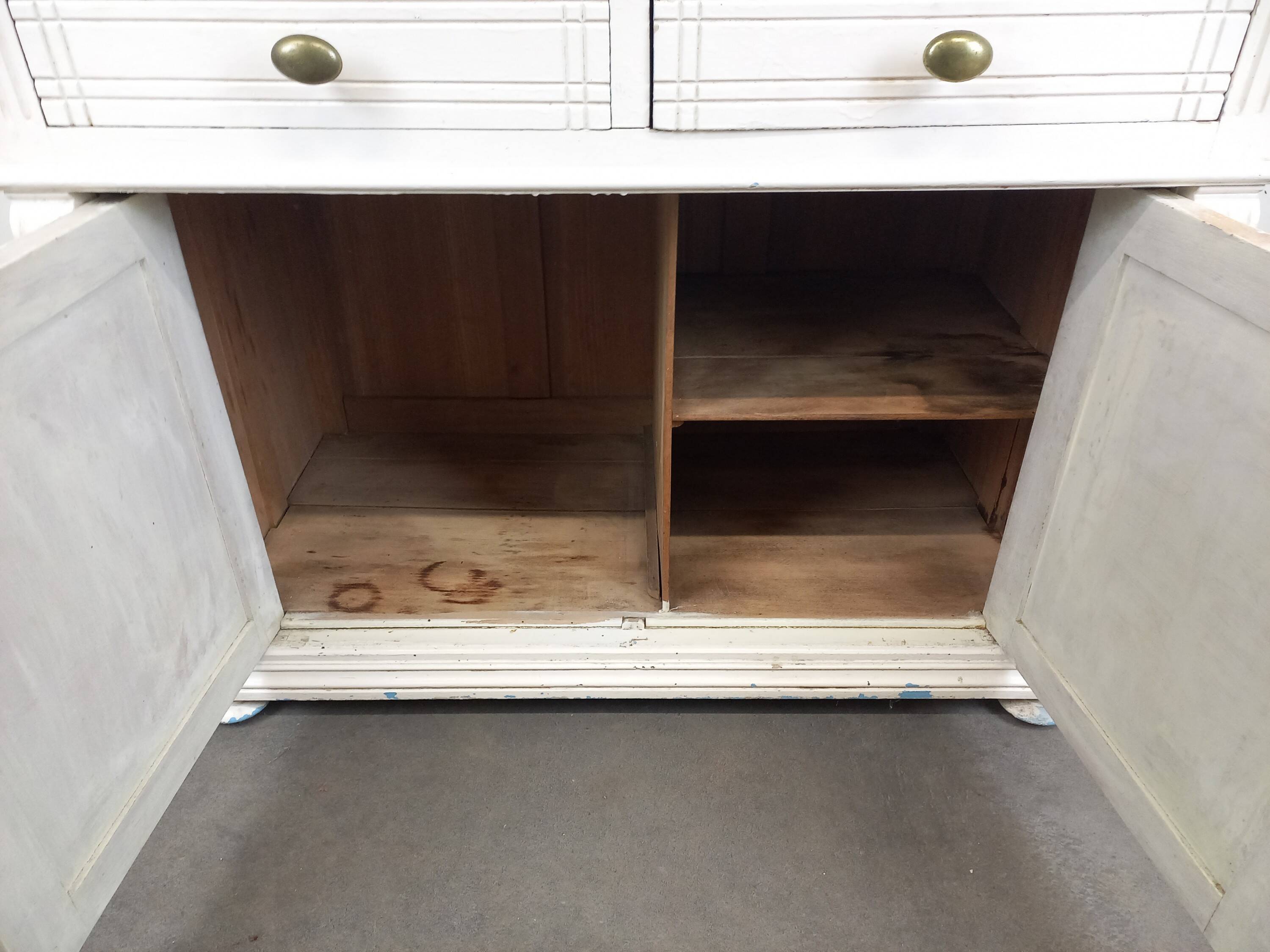 Marble top bathroom cabinet