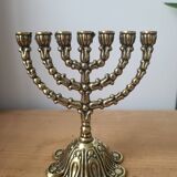Menorah en laiton