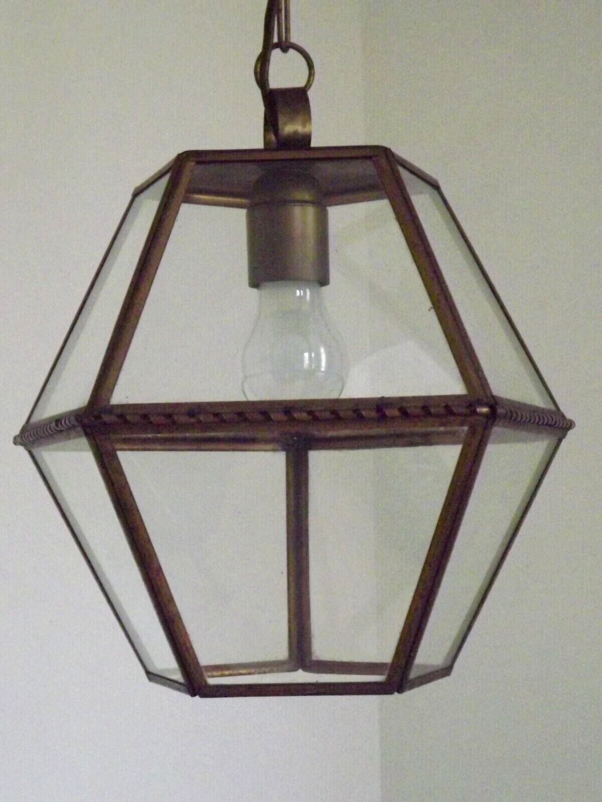 Vintage french copper lantern