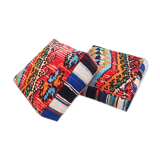Set of 2 Moroccan poufs in carpets