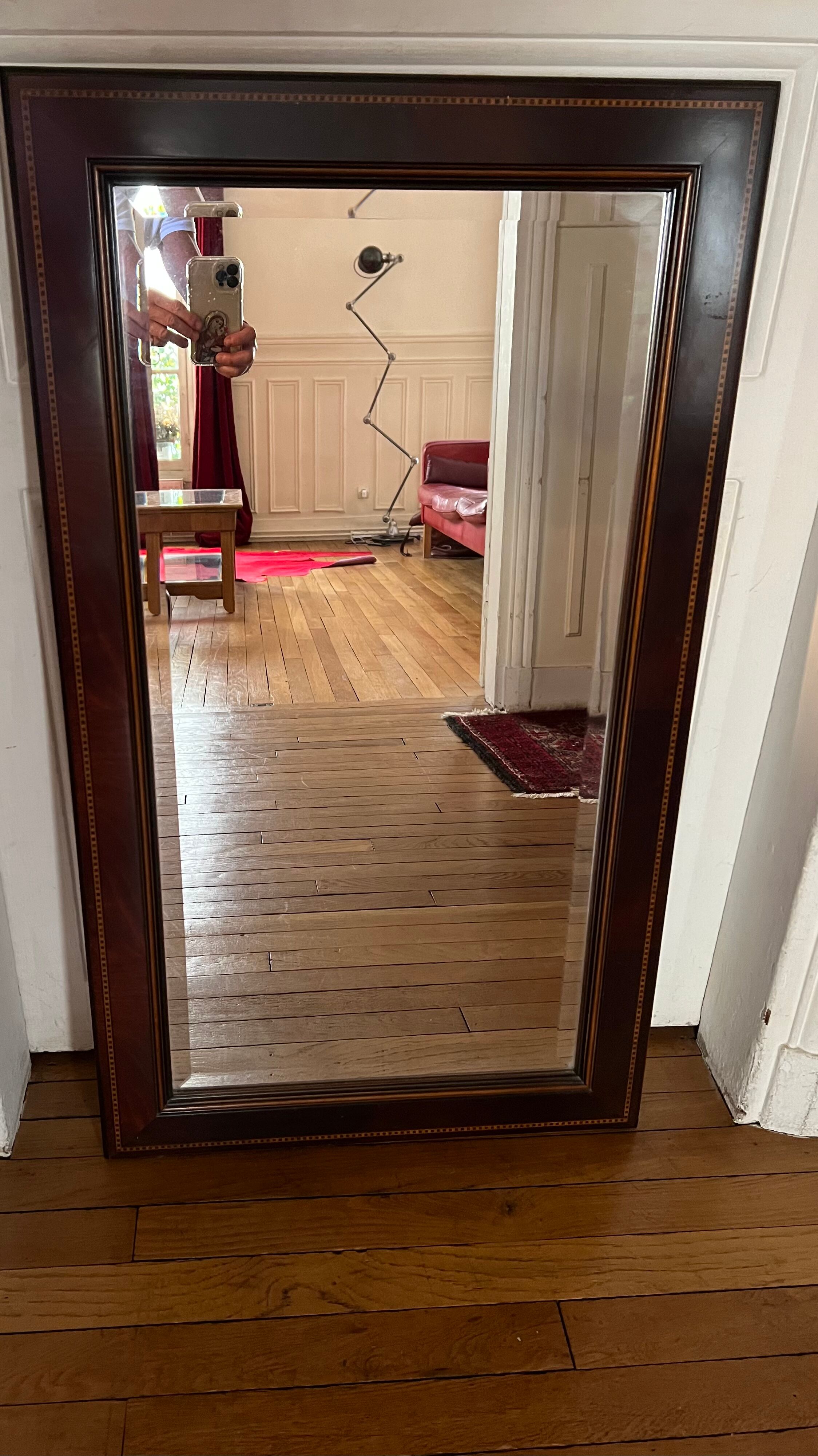 Wooden mirror 55 x 95cm