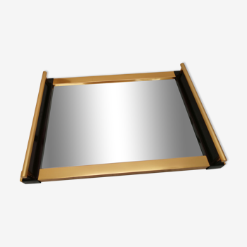 Golden mirror tray