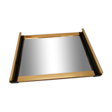 Golden mirror tray