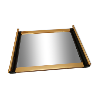 Golden mirror tray