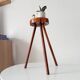 Brutalist tripod stool from the 1960s.
