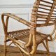 Vintage rattan armchair