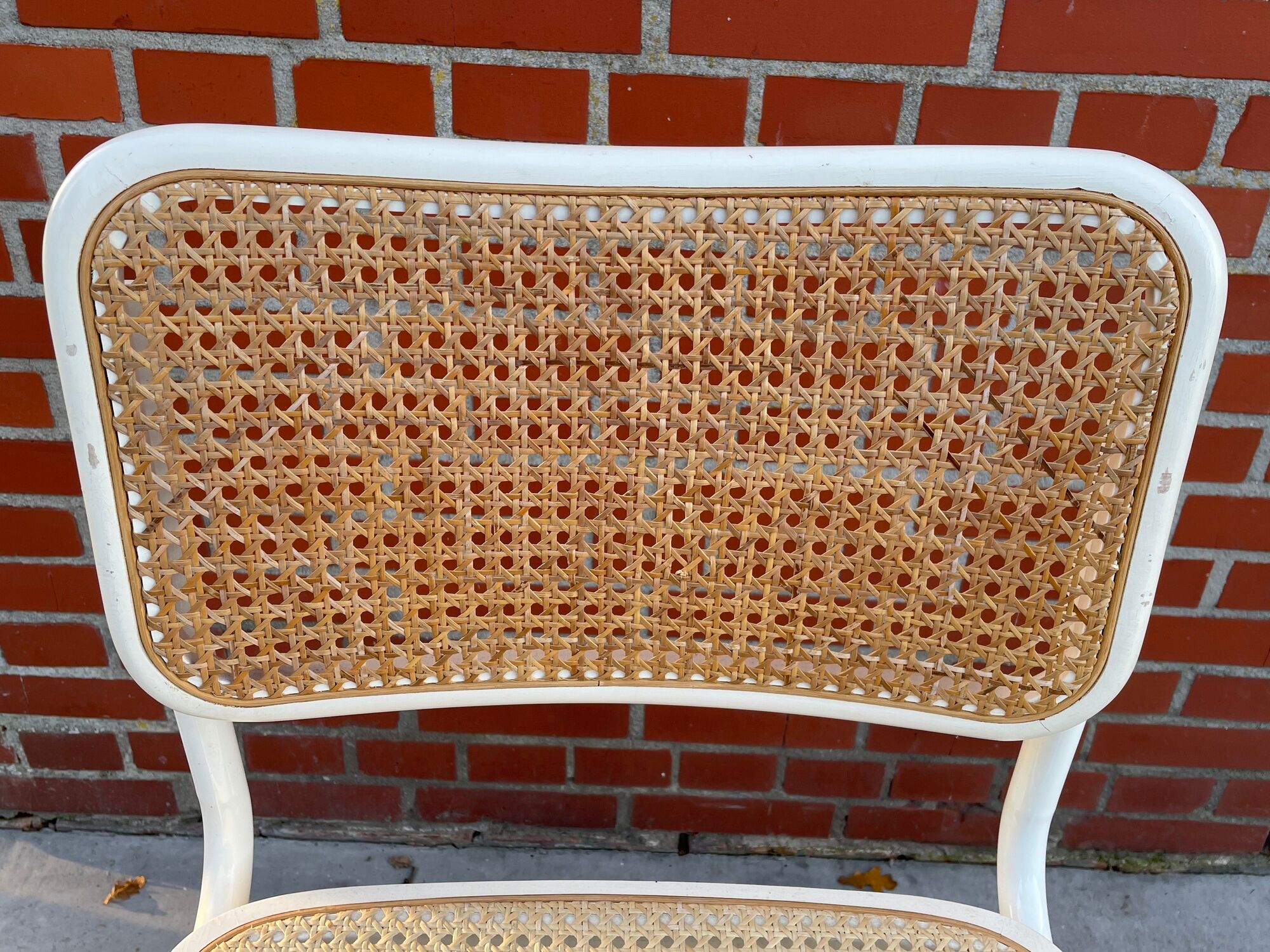 Suite of 4 chairs Cesca by Marcel Breuer made in Italy