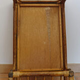 Table basse osier et rotin