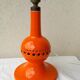 Orange lamp stand