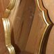 Old mirror frame in gilded wood 23x34cm