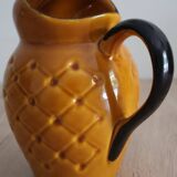 Ceramic pitcher pineapple pattern 60s