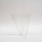 Geometric glass vase model "Delta" by Mart van Schijndel, The Netherlands 1