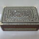 Oriental-style mother-of-pearl wooden box