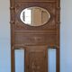 Wall-mounted coat rack Art Deco