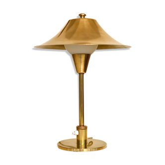 Lampe de table danoise en laiton des années 1950