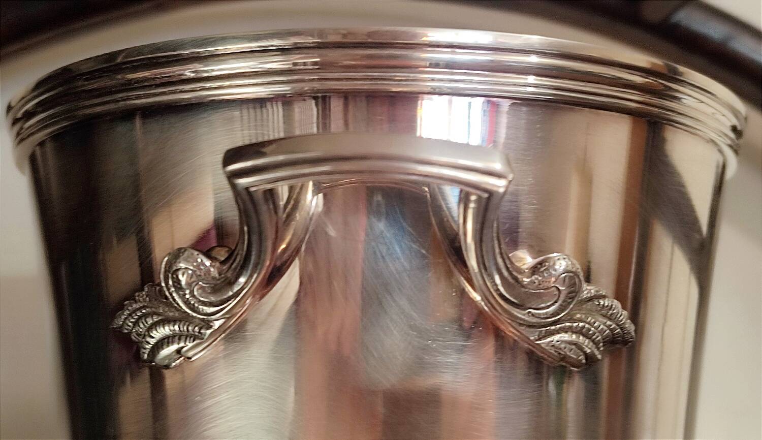 Champagne bucket - Roux Marquiand Goldsmiths - Silver-plated metal