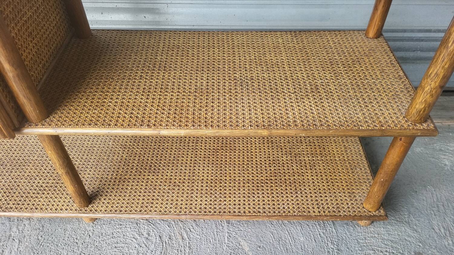 Vintage shelving storage unit library