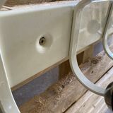 Vintage wall coat rack, Ten hooks, 70s