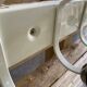 Vintage wall coat rack, Ten hooks, 70s