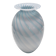 Murano Glass Vase with Light Blue and White Canes, Italy