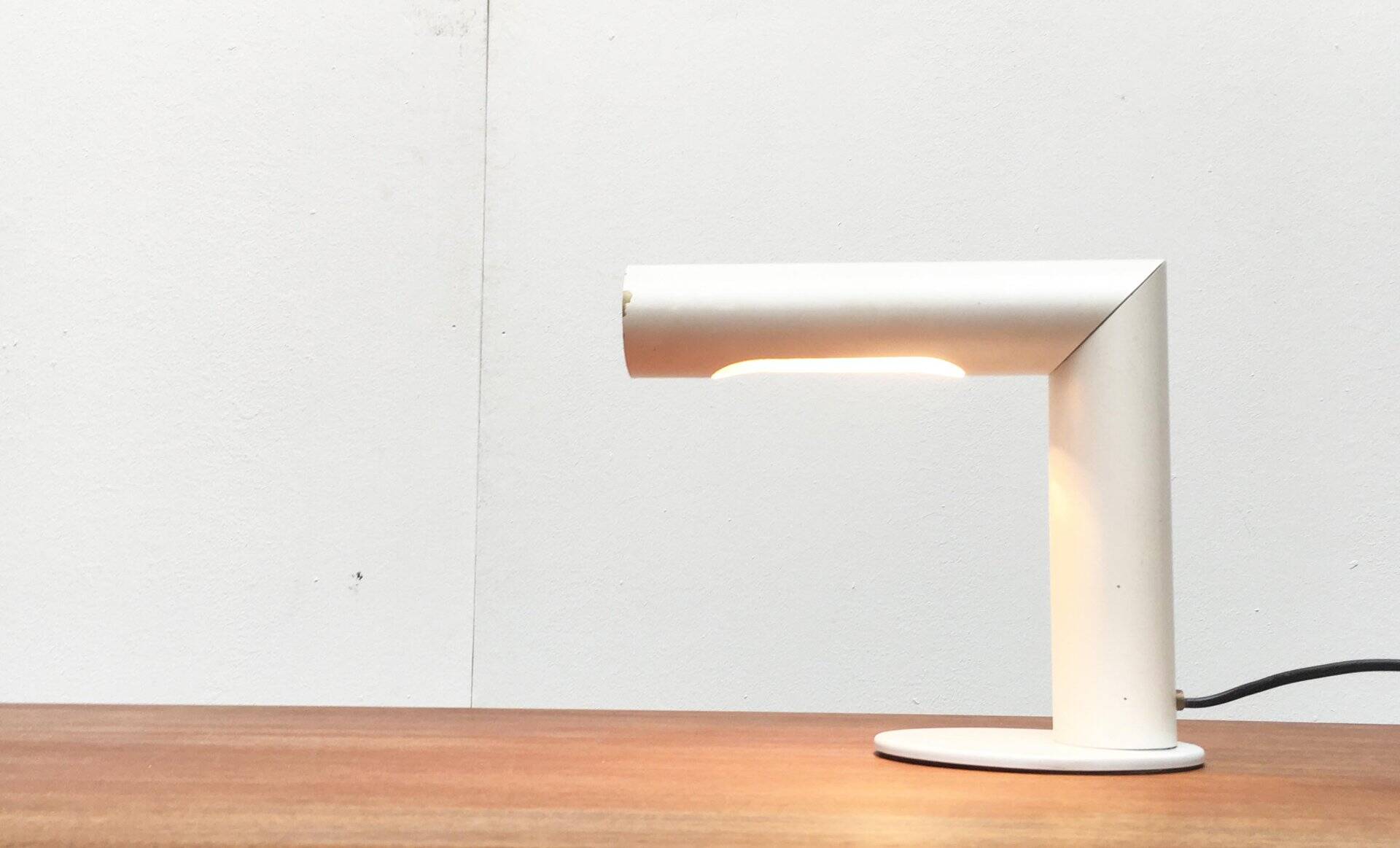 Minimalist metal table lamp by Brendel Leuchten Berlin, 1970s.