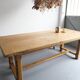 Table de ferme rénovée