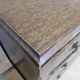 Antique chest of drawers on wheels with wood carving (key top drawer)