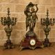 garniture de cheminée en trois pièces