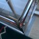 Chromium metal and glass side table 1970s