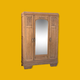Parisian wardrobe raw wood 1920