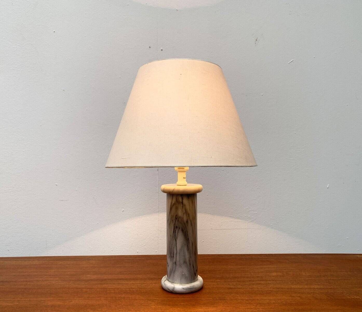 Lampe de table en marbre postmoderne vintage d'Ikea, années 1980