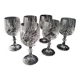 6 water glasses or large cut crystal wine glasses