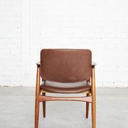 Vintage Captain's Chair in Teak by Erik Buch for Ørum Møbler