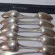 10 dessert spoons White Silver Metal