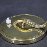 Paire de lampes de table ou murales en laiton ajustables, Tchécoslovaquie, années 1930