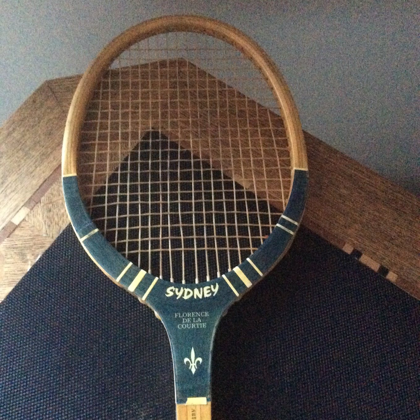 Racquet frame Sydney, vintage wood.