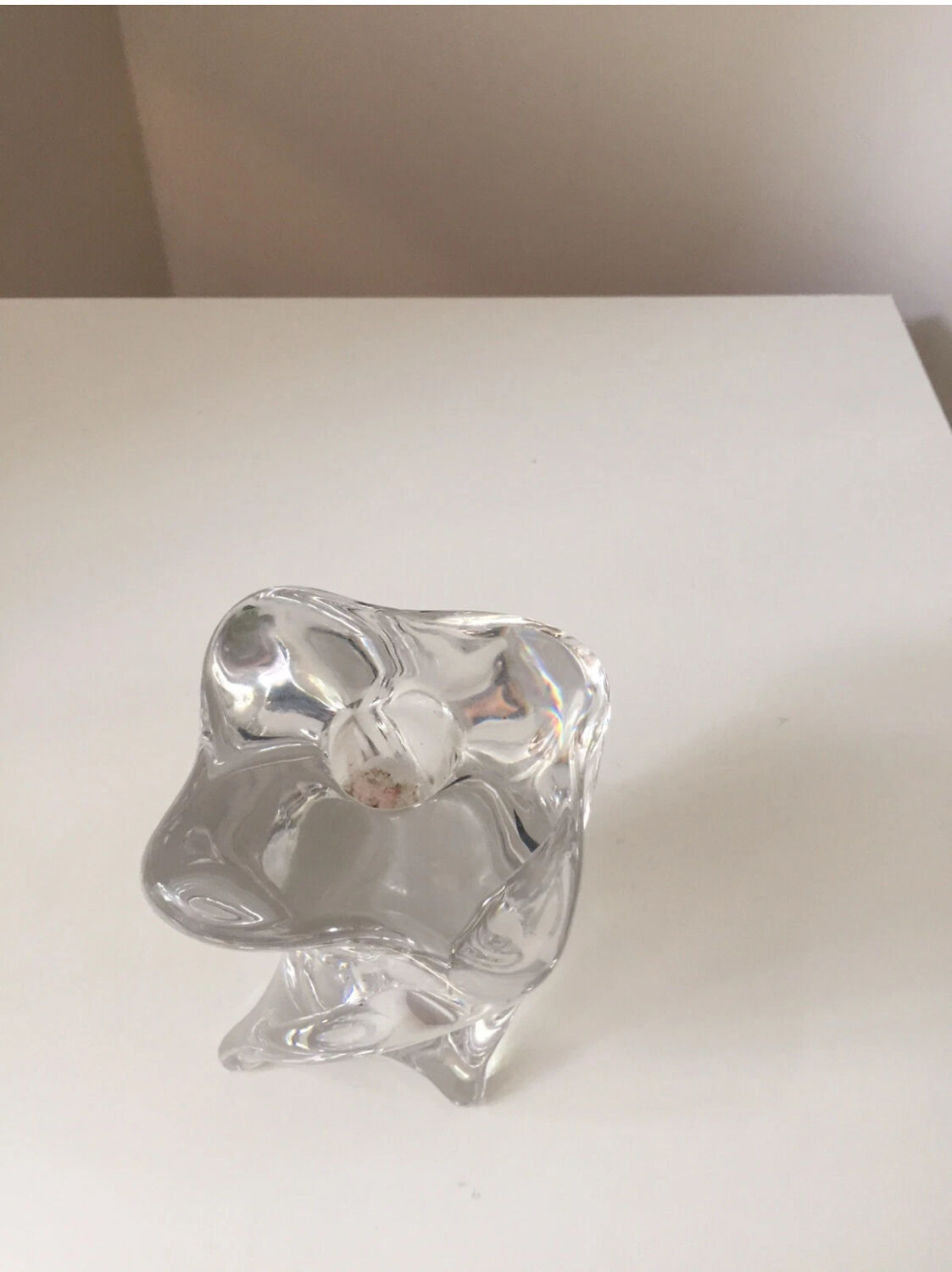 Modern Saint Louis crystal candlestick