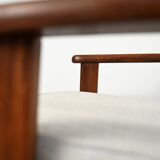 Pair of Danish teak armchairs