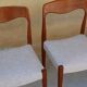 Set of 6 chairs Scandinavian teak by Niels Otto Møller