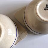 Gien pair of weak bowls 1910