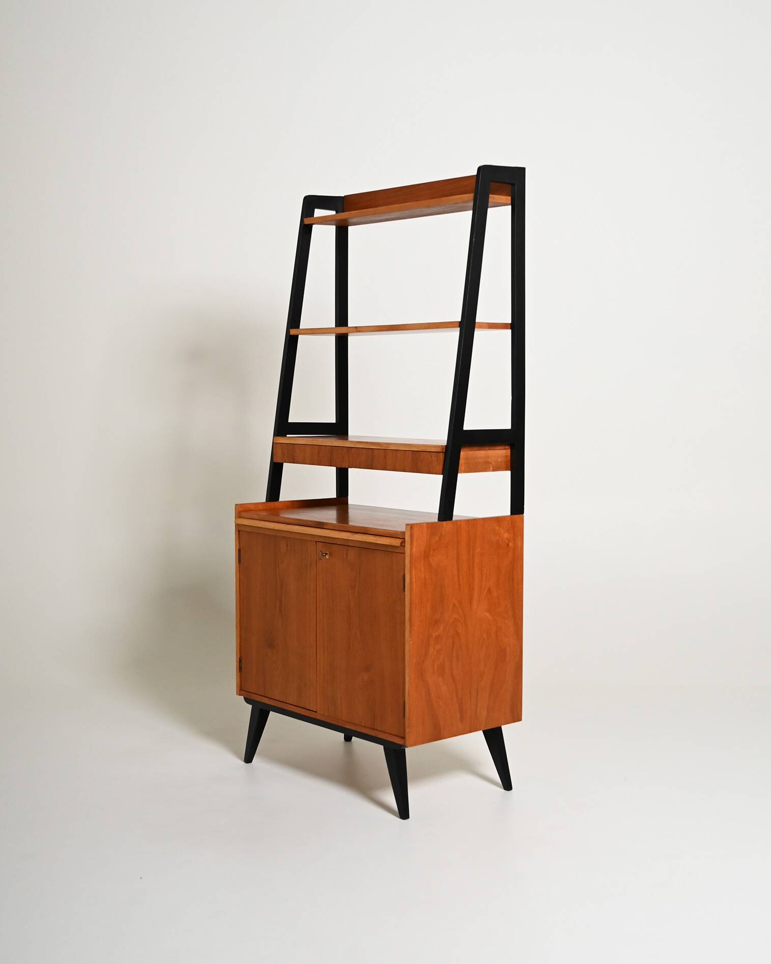 Scandinavian teak bookcase, 1960s