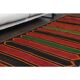 1970s vintage Turkish hand-knotted wool cotton red runner rug 118x330