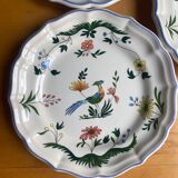 gien - bird of paradise - 4 plates