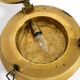 A pair of large, heavy 50s maritime ship wall lamps made of brass and glass