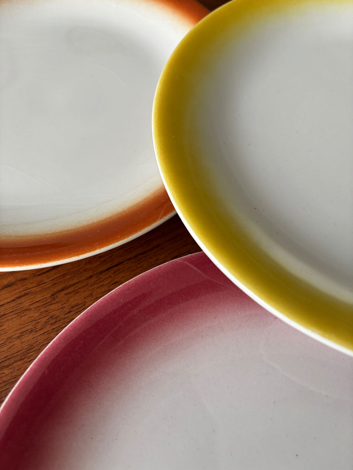 Set of 5 mismatched dessert plates Moulin des Loups – Plates